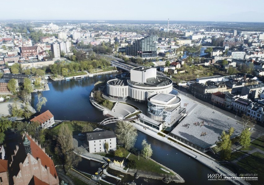 Przeszklony czwarty krąg Opery Nova w Bydgoszczy - według...