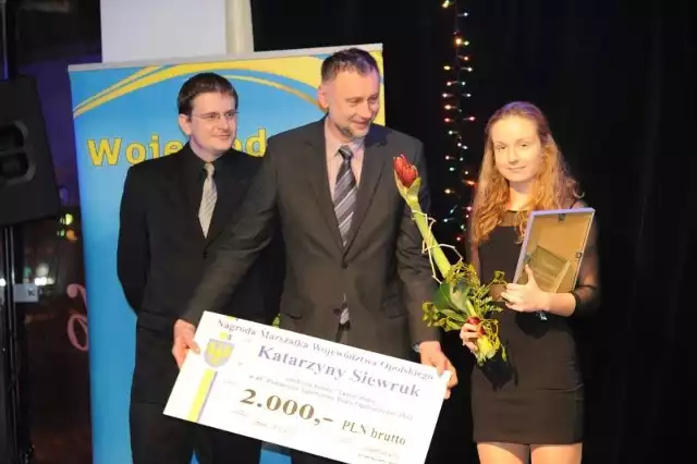 Nagroda w kategorii "Talent roku&#8221; trafiła do obiecującej lekkoatletki MOS-u Opole Katarzyny Siewruk.