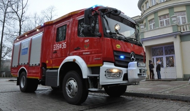 Zakup został sfinansowany dzięki wsparciu z Komendy Wojewódzkiej Państwowej Straży Pożarnej, budżetu miasta Pionki, WFOŚiGW oraz Urzędu Marszałkowskiego.