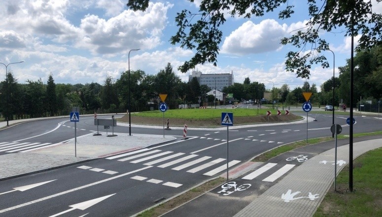 Nowe rondo powstało obok stadionu Górnika Zabrze. Wśród...