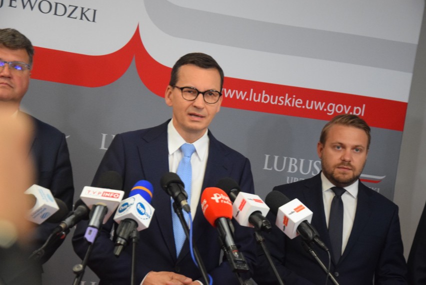 Premier Mateusz Morawiecki brał w Gorzowie udział w zebraniu...