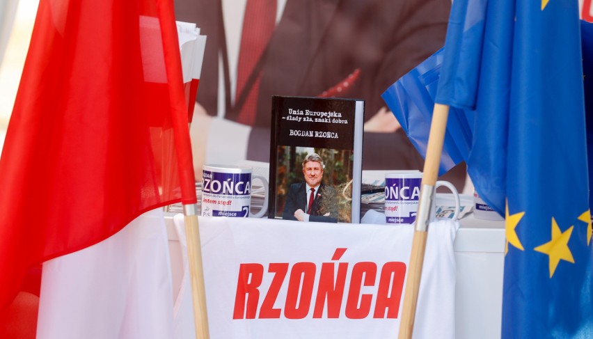  Bogdan Rzońca z poparciem Marka Jurka w wyborach do Parlamentu Europejskiego