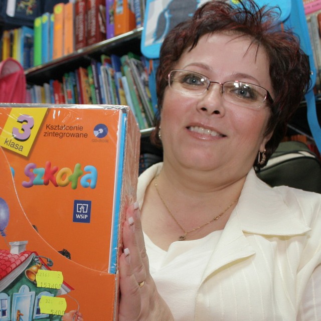 Jolanta Wiśniewska z księgarni Bajka.