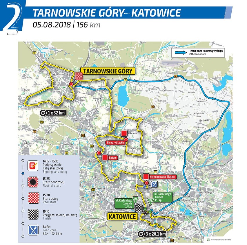 Tour de Pologne 2018. Trasa, mapa, etapy. TdP cztery etapy w...