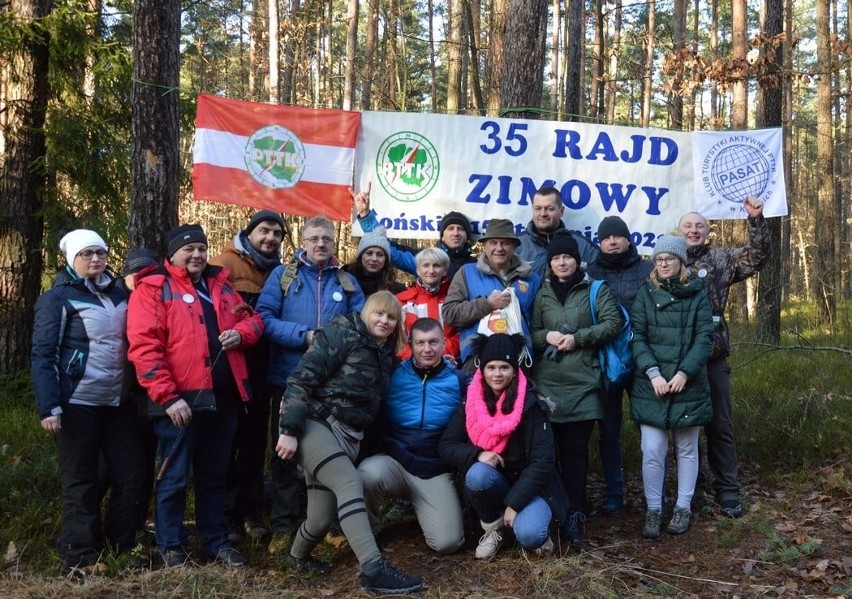 35. Rajd Zimowy z drużyną starostwa powiatowego w Końskich [ZDJĘCIA]