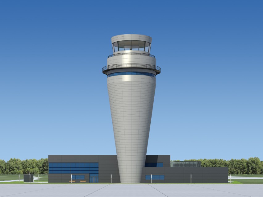 Tak ma wyglądać nowa wieża kontroli lotów w Pyrzowicach