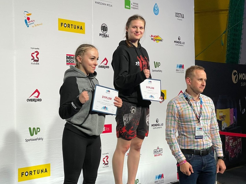 Natalia Dzięgiel na najwyższym stopniu podium