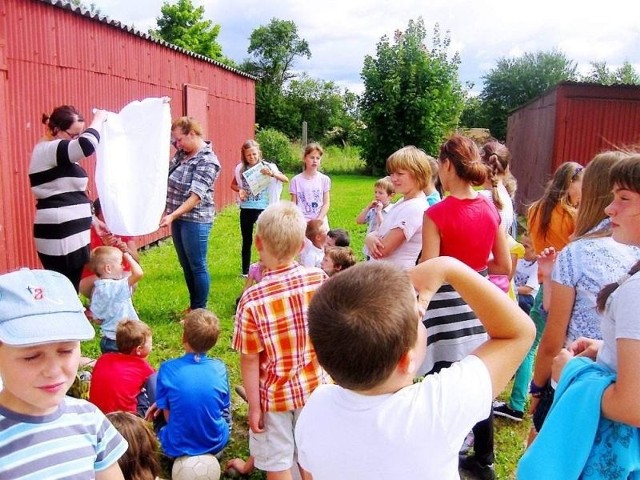 Dzieci dobrze się bawiły