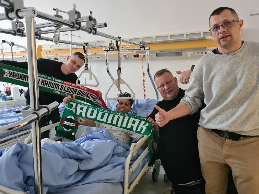 PKO Ekstraklasa. Francisco Ramos nadal przebywa w szpitalu w Krakowie. Odwiedzili go przedstawiciele Radomiaka Radom