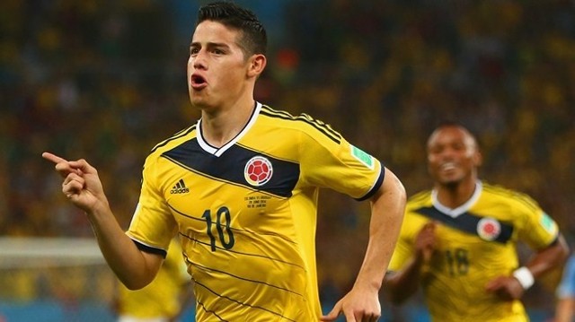 James Rodriguez poprowadził Kolumbię do grona ośmiu najlepszych drużyn na świecie.