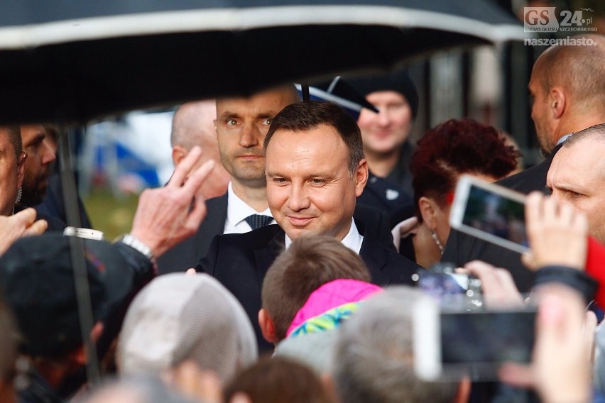 Prezydent RP Andrzej Duda w Łobzie