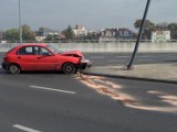 Kraków. Wypadek na rondzie Mogilskim [ZDJĘCIA]