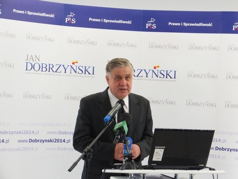 Jan Dobrzyński przedstawia program wyborczy...