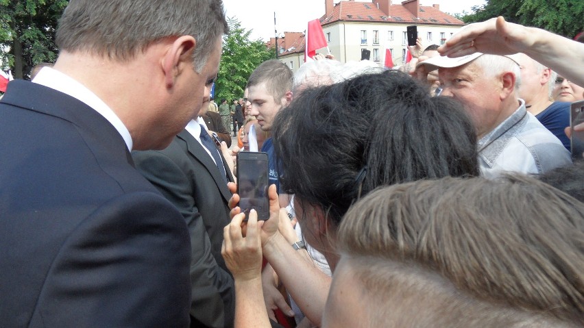 Prezydent Andrzej Duda w Tychach