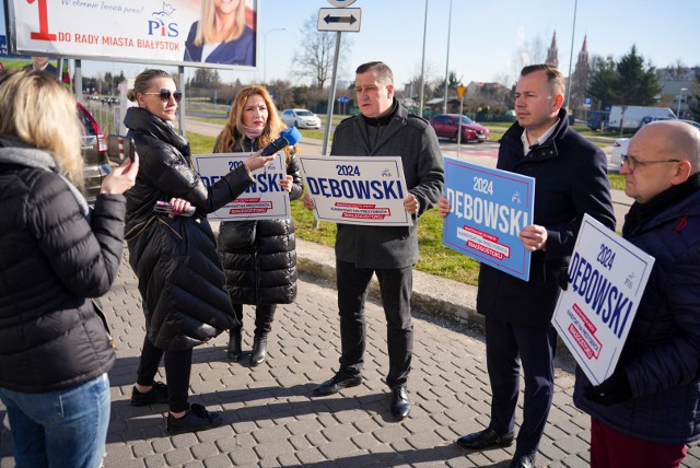 Działacze PiS chcą wprowadzić w Białymstoku m.in. sekundniki na skrzyżowaniach oraz aktywne podświetlenie przejść dla pieszych