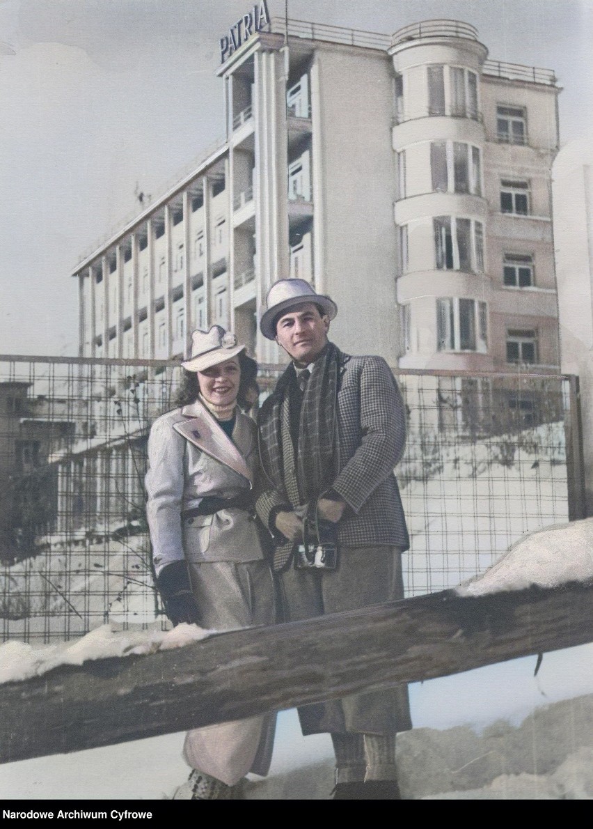 Śpiewak Jan Kiepura z żoną śpiewaczką i aktorką Martą...
