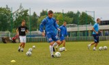 Paweł Alancewicz na treningu Stali Rzeszów