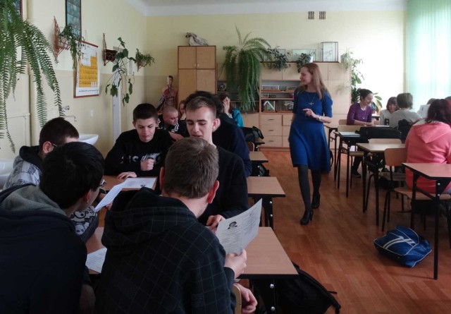 Warsztaty europejskie w rudnickim liceum.