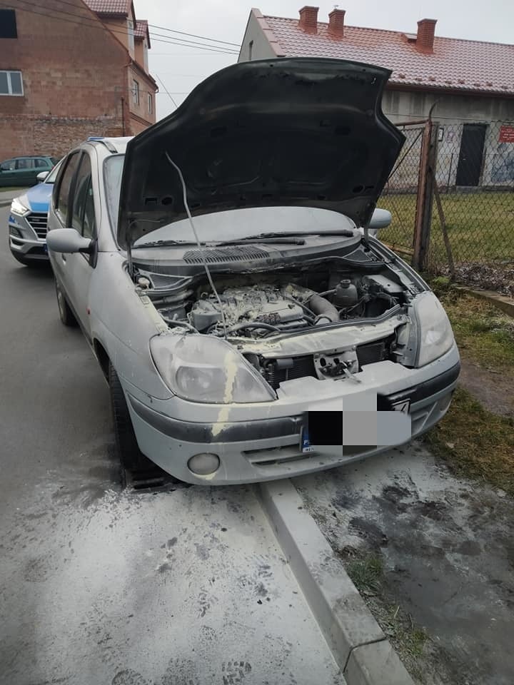 Baranów Sandomierski. Spalił się samochód, to już kolejny w ostatnich dniach (ZDJĘCIA)