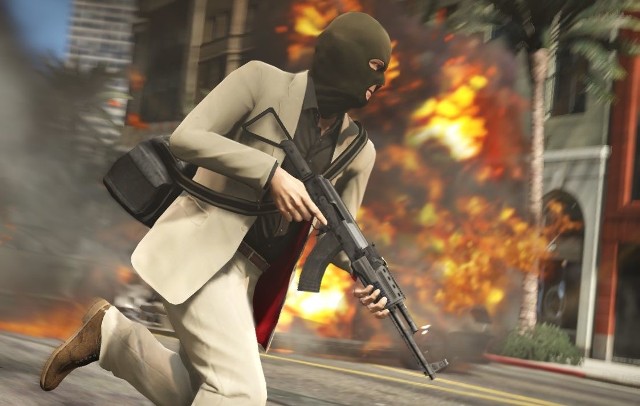 Grand Theft Auto VRobienie gier takich, jak Grand Theft Auto V jest znacznie bardziej opłacalne niż skoki na bank.
