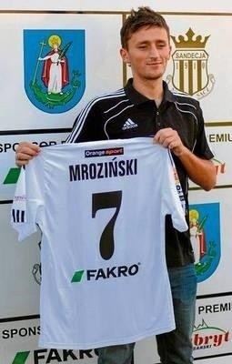 Piotr Mroziński czeka na debiut w nowym klubie FOT. SANDECJA.PL