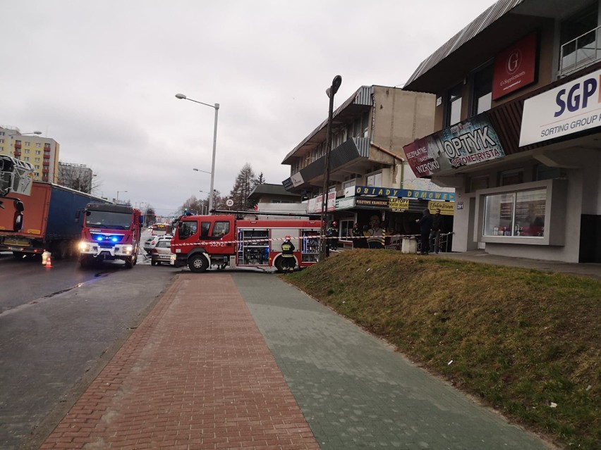 Pożar restauracji Batorro Burger w Częstochowie....
