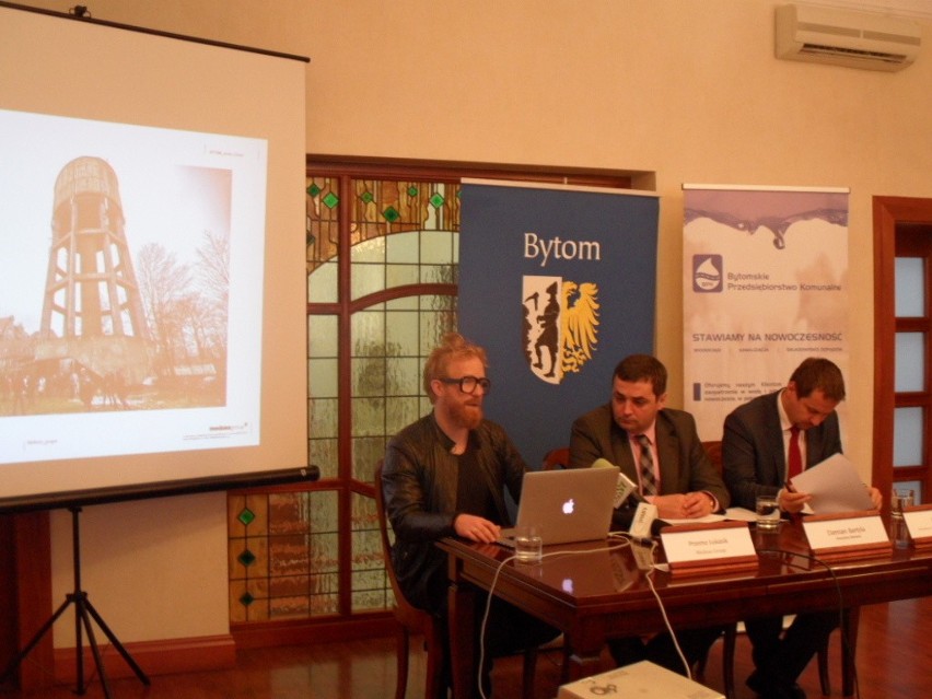 Wieża ciśnień w Bytomiu - konferencja prasowa