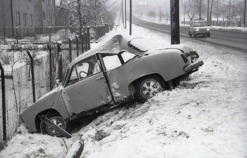 Zwykły zimowy dzień w Rybniku....w latach 80 XX wieku