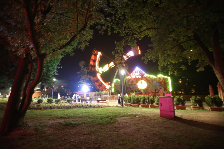 Nocna zabawa w Parku Śląskim