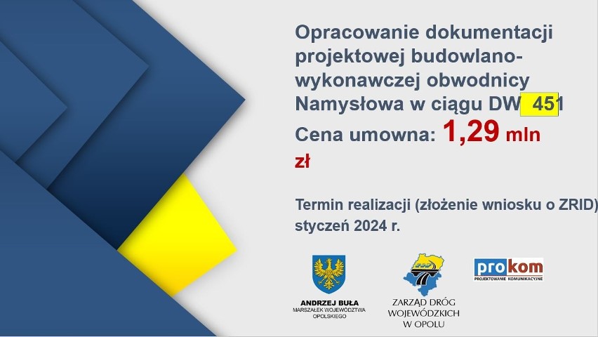 Namysłów ma mieć obwodnicę. Umowa na dokumentację jest już...