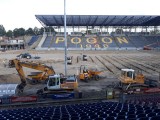 Stadion Pogoni - na boisku wyścigi i jest dobry sygnał dla klubu. Zobacz nowe ZDJĘCIA!