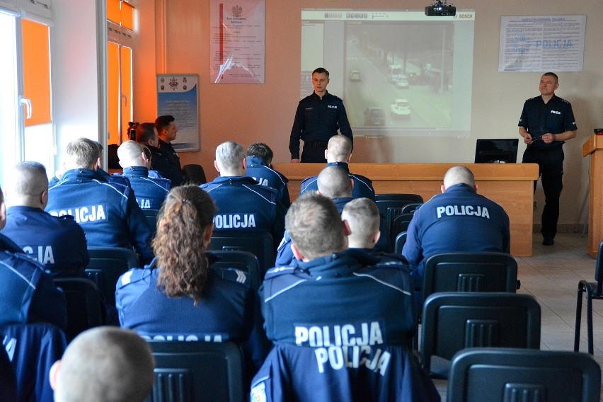 Białystok. Szkolenie policjantów ruchu drogowego