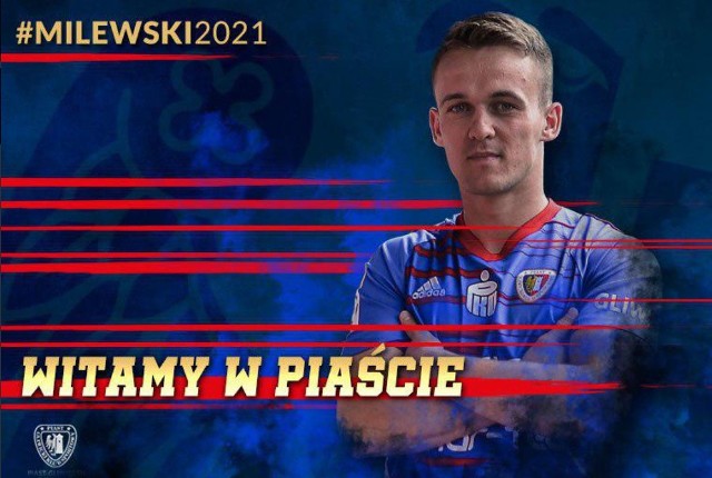 Sebastian Milewski został piłkarzem Piasta Gliwice