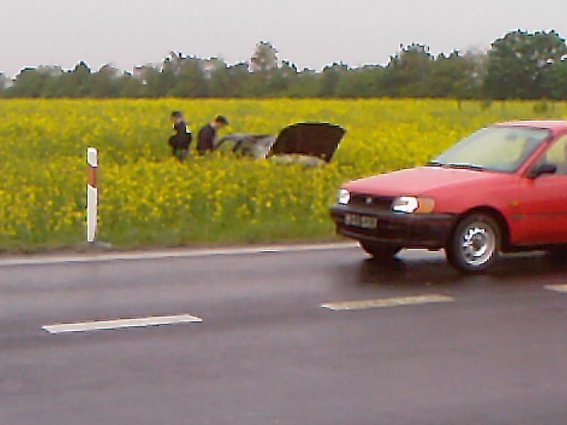 Wypadek forda fiesty w Inowrocławiu