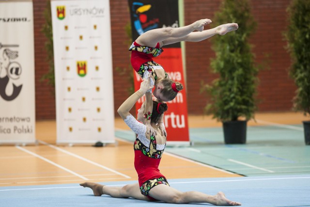 21.11.2015 warszawa arena ursynow miedzynarodowy puchar warsa i sawy  w akrobatyce sportowej akrobatyka sportowa gimnastyka reprezentacja polskifot. szymon starnawski / polska press