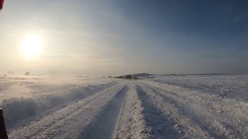 Droga powiatowa między Strzelcami Opolskimi a Porębą.