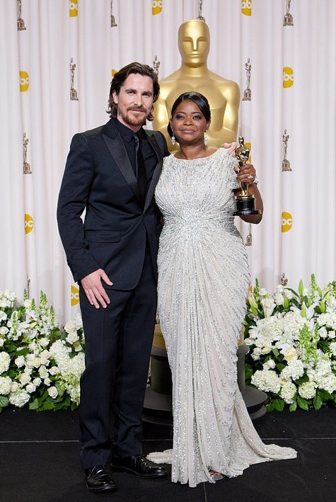 Christian Bale i zdobywczyni Oscara za Najlepszą Rolę...