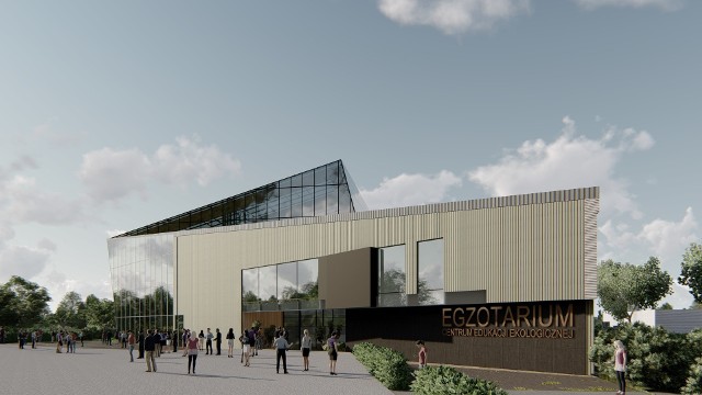 Tak ma wyglądać po przebudowie sosnowieckie Centrum Edukacji Ekologicznej, które powstanie w miejscu Egzotarium