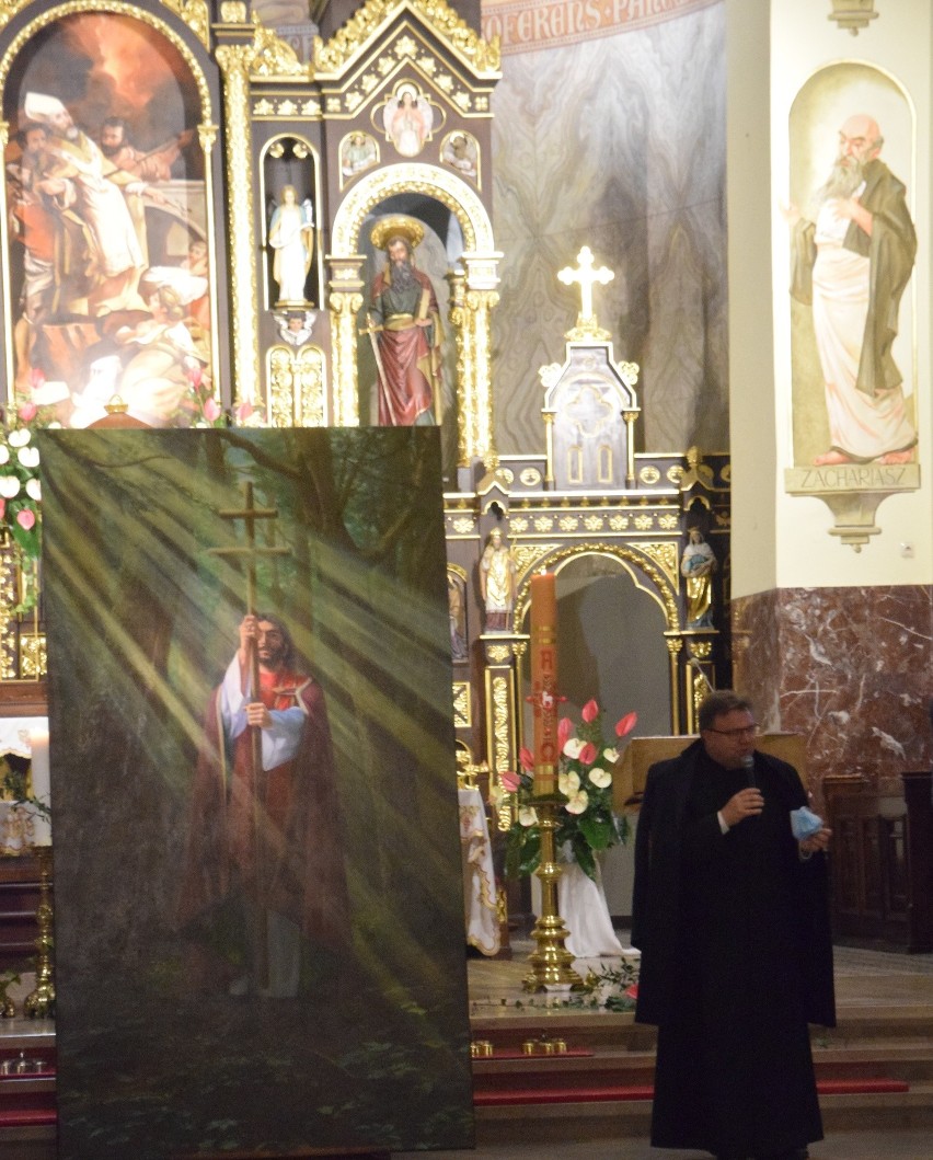 Nowy obraz św. Wojciecha w bazylice św. Wojciecha w...