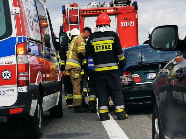 Zderzenie trzech samochodów na S3 pomiędzy zjazdem na Myślibórz a Pyrzyce