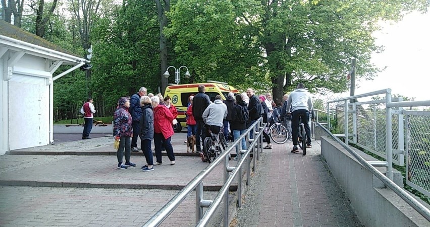 W niedzielę około godz. 18.50 usteckie służby ratownicze...