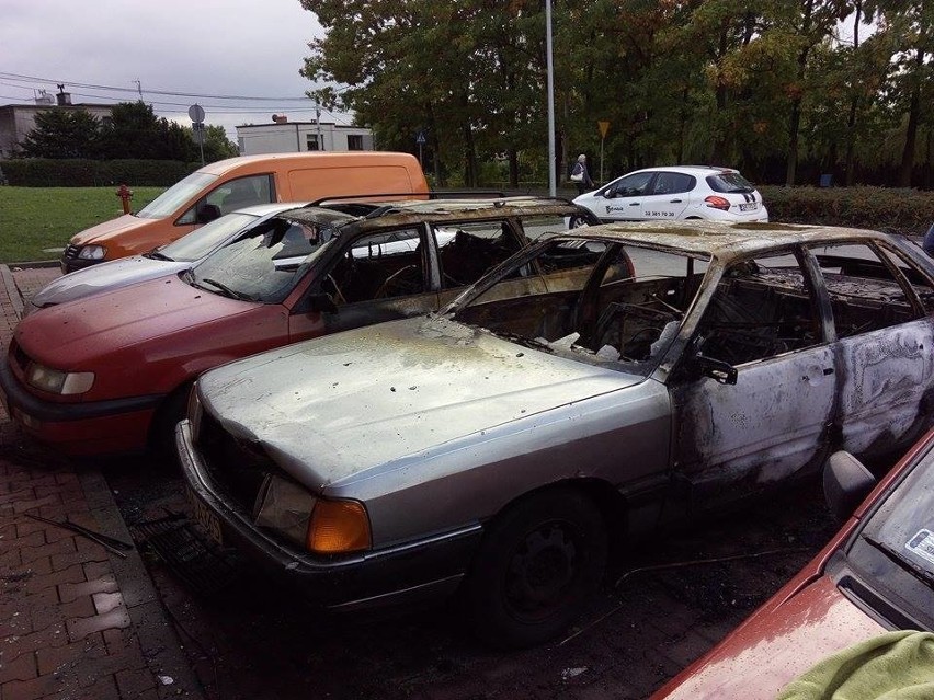 W Tarnowskich Górach w ciągu kilku dni spłonęły 4 samochody