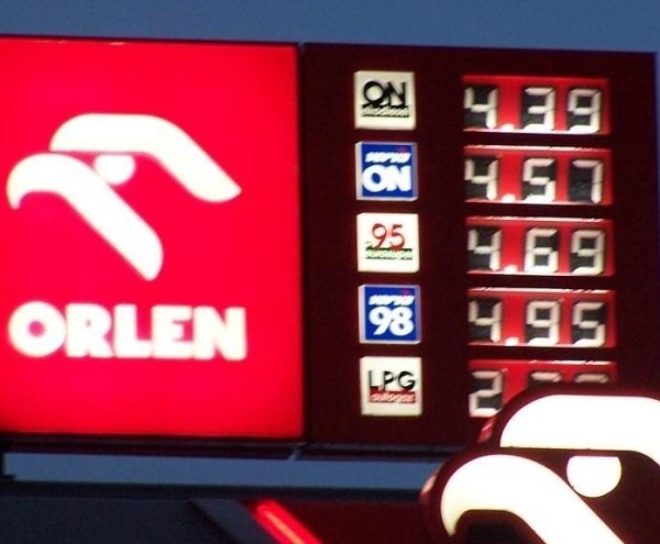 Ceny paliwa na stacji Orlen w Oleśnie