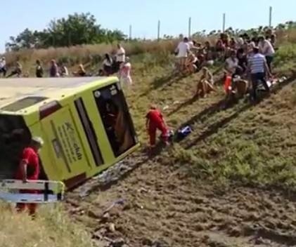 Wypadek poznańskiego autokaru w Serbii