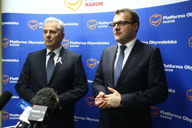 Minister Grabarczyk przyjechał do Radomia, aby wesprzeć w kampanii wyborczej Radosława Witkowskiego