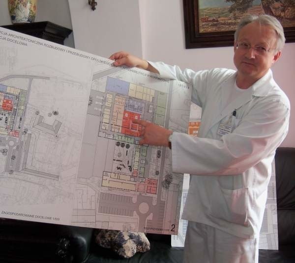 - Nowoczesny blok operacyjny znajdowałby się w łączniku - opowiada o planach centrum doktor Marek Czerner.