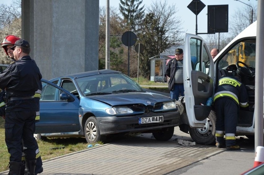 Wypadek na ul. Żernickiej