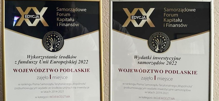 Ranking "Wspólnoty". Podlaskie samorządy i ich wydatki na inwestycje, czyli jesteśmy wśród najlepszych