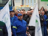 Protest pracowników Grupowej Oczyszczalni Ścieków. "Za złe zarządzanie zapłacą łodzianie"