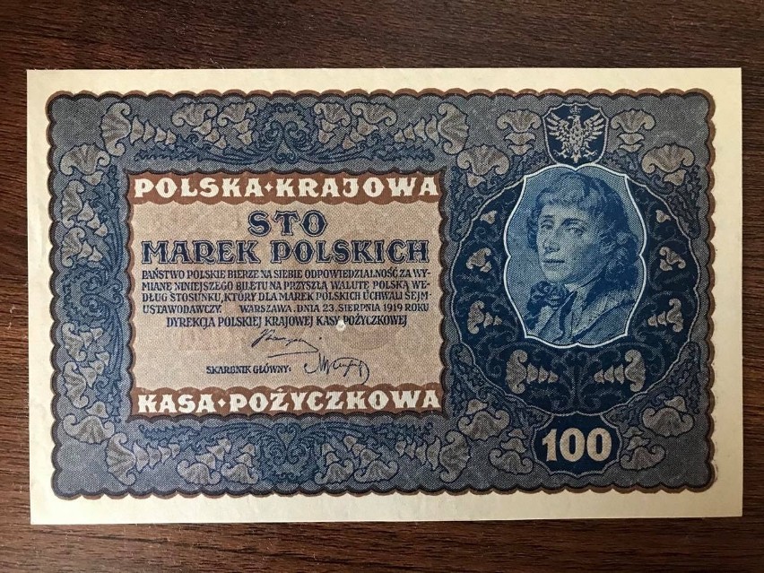 100 marek polskich z 1919 r